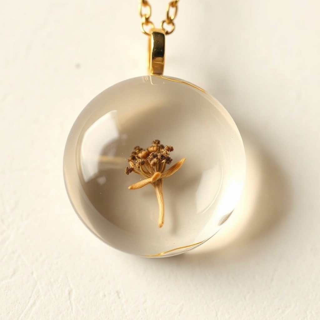 Pendentif Hortensia — Mini Crystal